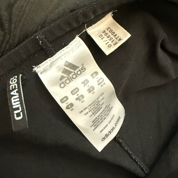 Vintage adidas Black sporty chic Tennis Skort w compression shorts athleisure - Picture 5 of 5